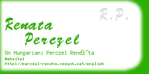 renata perczel business card